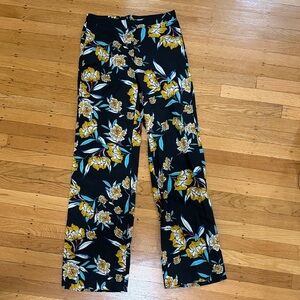 FARROW Floral Black Women's Trousers - MATCHING SET